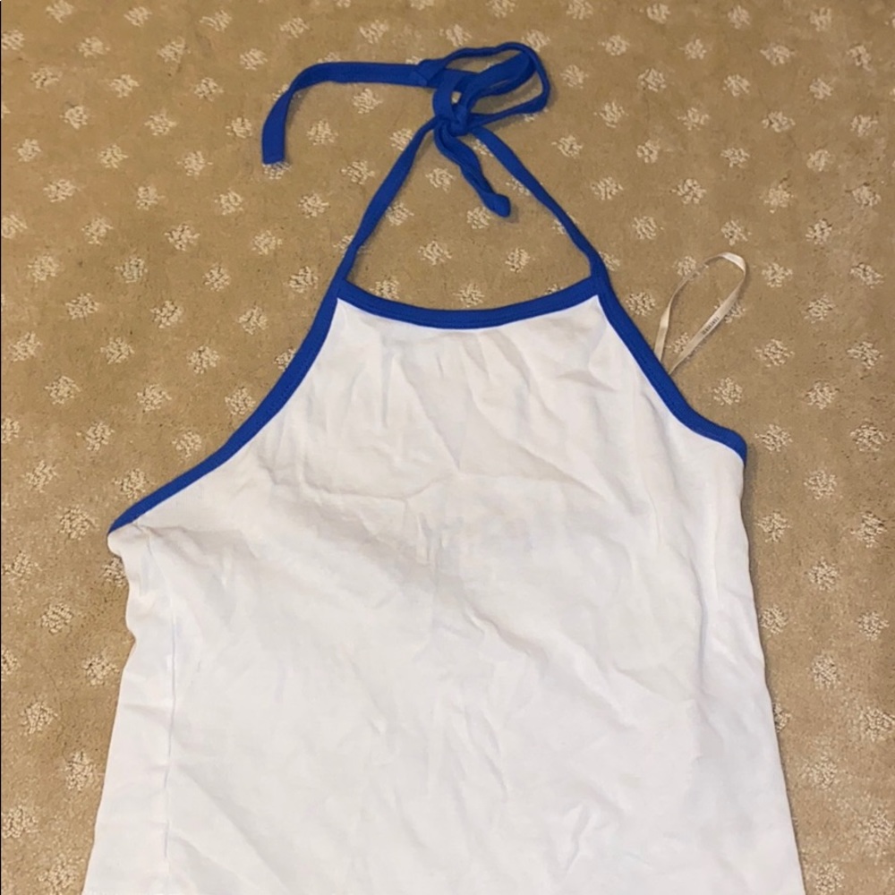 F21 racerback tank top cropped